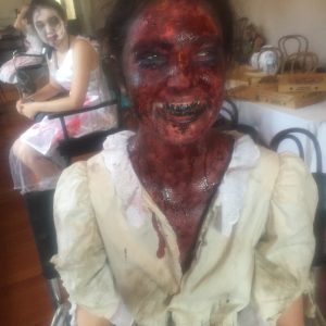 Bloody face Special Effects Makeup