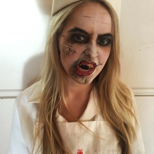 Halloween gory makeup