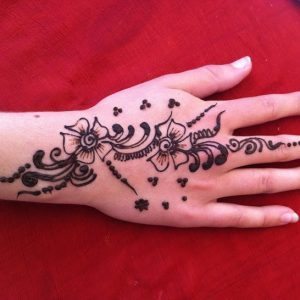 Henna Tattoo Hand Art