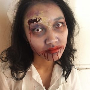 Zombie makeup