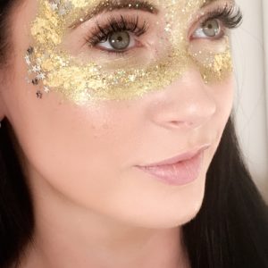 Masquerade Glitter art